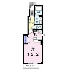 グロリアスカーサ本町の物件間取画像